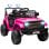 Aiyaplay Coche Eléctrico Para Niños De +3 Años Con Mando A Distancia Rosa