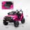 Aiyaplay Coche Eléctrico Para Niños De +3 Años Con Mando A Distancia Rosa