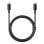 USB-C Kabel Baseus Silky Series 1m 100W Schnelllade Silikon Schwarz