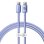 Cabo USB C Baseus CAJY000605 1,2m 100W Transferência 480Mbps Violeta