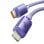 Kabel Baseus Crystal Shine USB-C auf Lightning 1,2 m Lila Schnellladen