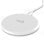 Base de carga inalámbrica Qi Universal carga rápida 15W USB-C ABS negra