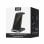 Base de carga inalámbrica 3 en 1 Qi Negra USB-C carga rápida 15W aluminio ABS