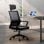 Sillón Oficina COOL Basic Ergonomía AIR Reposabrazos Pistón 150 kg Giratorio
