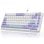 Ajazz AK820 Teclado Mecânico com Roda Multifunções PBT Hot-Swap Layout ANSI 75%