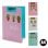 Pack 4 Carpetas Con Pinza Y Goma A4 Cactus Surt4