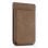 Estuche Plaud Note Case Marrón Piel Magnético Resistente al Agua MagSafe
