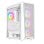 PC-Gehäuse SUPRA GAMING GTI 95 Mesh White 4x ARGB-Lüfter gehärtetes Glas EATX-kompatibel