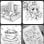 Canetas Fineliner com pontas variadas, 12 canetas Microliner pretas (0,2 mm a 3 mm), canetas para desenho técnico, canetas para ilustração