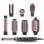Brosse coiffante CeramicCare 8in1 AirGlam Gyro 1500W 8 embouts rotatifs ioniques céramique kératine