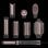 Modelador de Cabelo Cecotec CeramicCare 8in1 AirGlam Gyro motor brushless 8 cabeças cerâmica queratina função rotativa