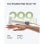 Secador de Pelo Laifen Mini Lite Motor 105 000 RPM 100M Iones Negativos LED 4 Colores 299g
