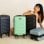Maleta Cabina Numada ABS Reciclado 20L Ruedas 360º Extraíbles 40x25x20cm Ultraligera Negra