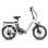 Bicicleta eléctrica SAMEBIKE CY20 plegable 7 velocidades 32 km/h 80 km autonomía aluminio