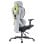 Silla ergonómica Gamer YAR-GAOME-M1 negra y gris soporte lumbar 4D reclinable