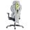 Silla ergonómica Gamer YAR-GAOME-M1 negra y gris soporte lumbar 4D reclinable