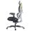Silla ergonómica Gamer YAR-GAOME-M1 negra y gris soporte lumbar 4D reclinable