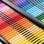 Mallette d'art en bois 180 pièces peinture huile aquarelle crayons accessoires
