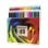 Crayon de couleur à l'huile 48 couleurs Boîte réutilisable Bois écologique