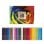 Crayon de couleur à l'huile 48 couleurs Boîte réutilisable Bois écologique