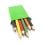 Crayon en bois Garten Set 6 pièces couleurs assorties corps cylindrique