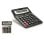 Calculatrice de bureau solaire S2 grand format noir blanc double alimentation