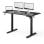Escritorio SENSE7 NOJO Light 120x60 cm eléctrico altura regulable 70 kg negro/madera/hormigón/gris