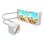 Wasserkühlung GIGABYTE GAMING 240 ICE 240mm 2 Lüfter ARGB Weiß Multicolor LED