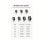 Anello Smart Tracker Health Inox IP68 Compatibile iOS Android Monitoraggio Sonno Cardio