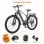 Bicicleta eléctrica PURE UNICORN U6 motor central 500 W batería 48 V autonomía 70 km