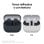 Auriculares Bluetooth ergonómicos Samsung Galaxy Buds3 FE com cancelamento de ruído ativo, pretos