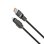 Ksix Cable De Carga Y Datos, 1m, Cabezales Plegables Usb-a/usb-c A Usb-c/lightning, Carga Ultrarrápida 240w, Trenzado, N