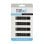 Eurostil Ondulados Clips Acero Negro Negro 70mm Pack 1un