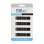 Eurostil Ondulados Clips Acero Negro Negro 70mm Pack 1un