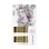 Eurostil Cabello Caja De Clips Doble Onda Bronze 24un