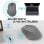 Ratón Bluetooth KUIYN X7 Inalámbrico 2.4G Recargable 4000 DPI Clic Silencioso