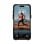 Capa Urban Armor Gear Plasma XTE para iPhone 16 Pro Max TPU MagSafe Suporte Preto Laranja 6.9"