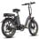 Bicicletta elettrica Fafrees F20+ telaio integrato, batteria 20 Ah, ruote 20x3.0, pieghevole