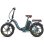 Bicicleta Elétrica Fafrees F20+ Pro 100 km autonomia 22,5 Ah 250 W dobrável LCD