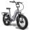 Bicicleta Elétrica FAFREES F20 Master fibra de carbono 500W 48V 22,5Ah LCD travões hidráulicos