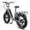 Bicicleta Elétrica FAFREES F20 Master fibra de carbono 500W 48V 22,5Ah LCD travões hidráulicos