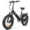 Elektrofahrrad SAMEBIKE LOTDM200-II 750W 48V 13Ah Faltbar 20x4 Zoll Shimano 7-Gang NFC LCD