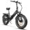 Elektrofahrrad SAMEBIKE LOTDM200-II 750W 48V 13Ah Faltbar 20x4 Zoll Shimano 7-Gang NFC LCD