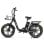 Bicicleta eléctrica SAMEBIKE C05 Pro 500 W plegable suspensión doble 70 km autonomía