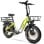 Cesta delantera TTGO F6-F-100 negra gran capacidad ligera para bici eléctrica F6