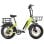 Cesta trasera TTGO F6-R-100 TTGO para bicicleta eléctrica recubrimiento negro 470x350x190 mm