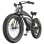 Bicicleta eléctrica Hidoes B3 1200W Dual Hidráulico LED Doble Amortiguador