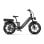 Bicicletta elettrica OT08Pro doppia sospensione 500W batteria doppia gomme 20 x 4.0 Shimano 7v