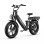 Bicicletta elettrica OT08Pro doppia sospensione 500W batteria doppia gomme 20 x 4.0 Shimano 7v