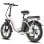 Vélo électrique F20+ Cadre intégré Batterie 20 Ah Autonomie 90 km Moteur 250 W LCD